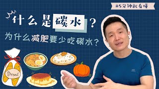 5分钟全面了解碳水化合物！为什么减肥要少吃碳水呢？碳水是怎么导致肥胖的？减肥不懂这个就惨咯～