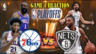 James Harden & the Sixers DESTROY THE NETS in Game 1 I Sixers vs Nets Game 1 Reaction