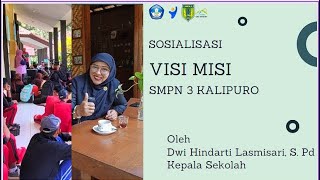 Video presentasi visi misi sekolah Dwi Hindarti KS SMP Negeri 3 Kalipuro