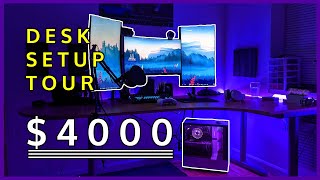 My $4000 Desk Setup 2020 (Streaming, Video Production, Gaming, WFH)