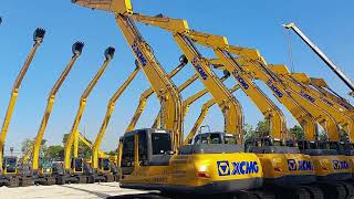 รีวิว รถขุดบูมยาว 15-18 เมตร XCMG CHINA แมชชีน จัดให้ มีให้เลือกเยอะจริงๆ excavators