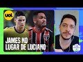 SÃO PAULO QUER USAR JAMES RODRÍGUEZ NA SEMIFINAL DA COPA DO BRASIL CONTRA O CORINTHIANS, DIZ HAZAN