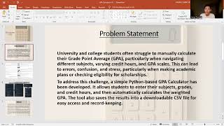 GPA calculator using Python Script