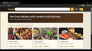OrderIt – MERN Food Delivery App | Full Stack Project Demo