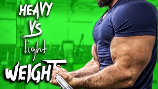 Light vs Heavy Weight For Building Muscle | ONE CLEAR WINNER