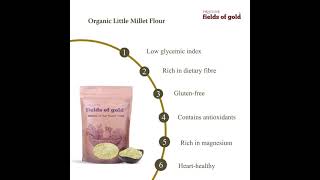 Organic Little Millet Flour | Millet Flour | Little Millet | Millets | #shorts | Pristine Organics