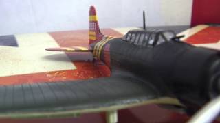 Aichi D3A1 VAL.Warrens model aircraft.