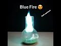 Blue flame 🔥 #chemistry                                                           #shorts#experiment