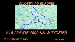 Silosem po Europie #16 Prawie 4000 km w tydzień ! Jak wymienić żarówke mijania w Scanii next gen?