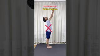 Correct Your Pose Urdhva Hastasana (Upward Salute) #yoga  #shorts #ashtangayoga