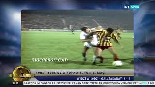 Widzew Łódź - Galatasaray Stambuł 2-1  2.10.1985 r.