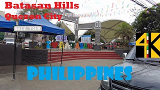 4K | Batasan Hills Walk Tour Quezon City Philippines