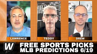 Free Sports Picks | WagerTalk Today | MLB Predictions, Picks and Odds for Today | June 19