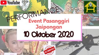 #sanggartariharisbaya Pasanggiri Jaipongan 10 Oktober 2020