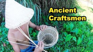 Ancient craftsmen Crafting bamboo fish trap丨Bamboo Woodworking Art