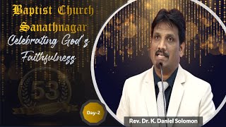 BCS | 53rd Anniversary | Celebrating God's Faithfulness | DAY -2 | 27 11 24