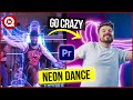 We made a SUPER EASY NEON DANCE Effect In Adobe Premiere Pro
