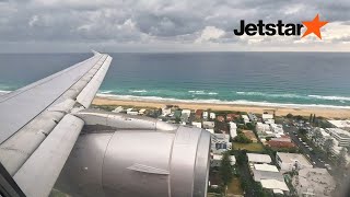 [4K] Jetstar Airbus A320-232 VH-VGJ Landing at Gold Coast Coolangatta