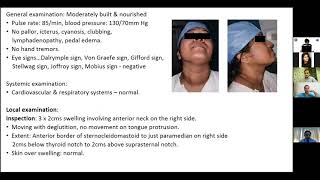 Case presentation: CA thyroid