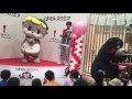 しんじょう君、くまモンスクエアで「すさきがすきさ」を踊る② 2016 7 26