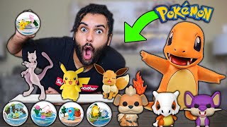 Opening RARE POKEMON TERRARIUMS, FUNKO POPS, AND A LIFE SIZED POKEMON FROM WISH!! RE-MENT MINIATURES