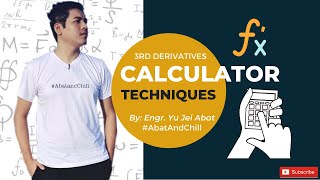 Third Derivative Calculator Technique For ENGINEERING BOARD EXAM | ENGR. YU JEI ABAT | #ABATANDCHILL