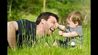 Kid Playing With Father   ---- amazing life