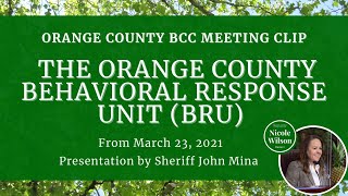BCC Clip: Sheriff Mina's Presentation on the County's Behavioral Response Unit (BRU)
