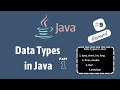 #9 Data Types in Java - Part 1/ What is primitive and non primitive data types in Java?