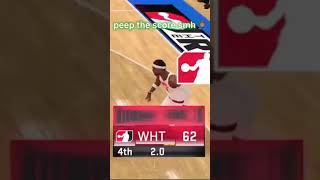 clutchest play of the year on nba 2k22 😳 #shorts