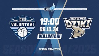 CSO VOLUNTARI v Dziki Warszawa | Oct 8, 2024, 7:00 PM | ENBLeague 2024/25