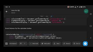 Build a Tip Calculator Using HTML, CSS, and JavaScript | Full Code Included