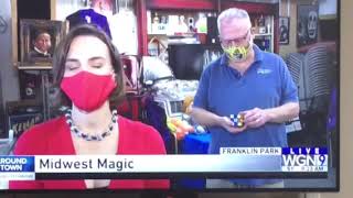 Tom Dobrowolski's appearance on "Around Town" WGN Morning News at Midwest Magic