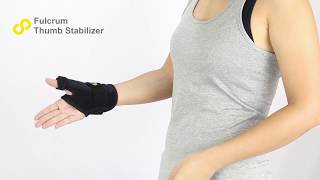 How to wear_BRACOO TP32 Fulcrum Thumb Stabilizer