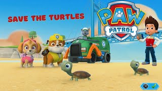 Paw Patrol rescues the turtles | #ps5  #animation  #pawpatrol  #gameplay  #ps4