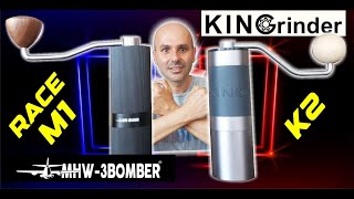 RACE M1 Mhw-3Bomber X KINGRINDER K2 | Comparativo de Moedores | Review