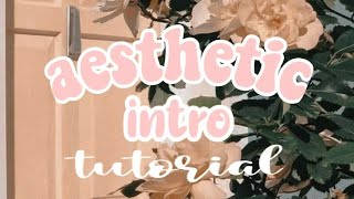 [AESTHETIC INTRO] How to edit Aesthetic Intro using VLLO | The easiest way