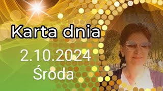 Tarot 🙂Karta dnia 2.10.2024🙂 Środa🙂 Wszystkie znaki zodiaku🙂