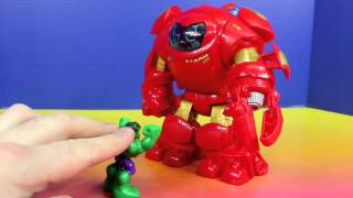[Disney] Iron Man Tony Stark Armor Tech Robot Suit with Hulk Playskool Marvel Super Hero Imaginext