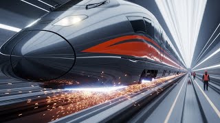 Inside China’s Maglev Factory Building a 600 kmh Floating Train