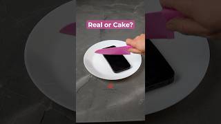 Real or Cake? 😂🍰 #everythingiscake #realorcake #iphone iphone15