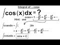 Calculus 2: How Do You Integrate? (18 of 300) Find the Integral of ... cosx