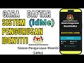 Cara daftar idme ID Pengguna Sistem Pengurusan Identiti (iDME) untuk IbuBapa