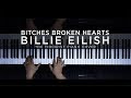 Billie Eilish - bitches broken hearts | The Theorist Piano Cover