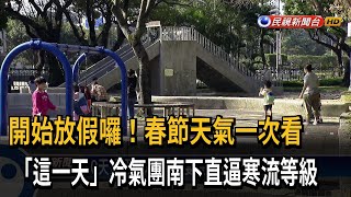 冷氣團減弱！ 除夕初一回暖 初二恐有寒流報到－民視台語新聞