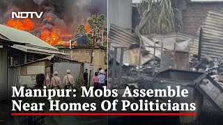 Fresh Violence In Manipur As Mobs Try To Loot Police Armoury, Fire On Forces