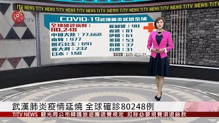 武漢肺炎疫情延燒 全球確診80248例 2020-02-25 IPCF-TITV 原文會 原視新聞