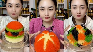 LONG VIEO / ASMR TOBIKO EGGS | FLYING FISH ROE | EXTREME EATING SOUNDS