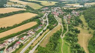 Obec Rokycany - letecké zábery august 2022