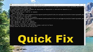[Fix] ImportError: Dll Load Failed: The Specified Module Could Not Be Found